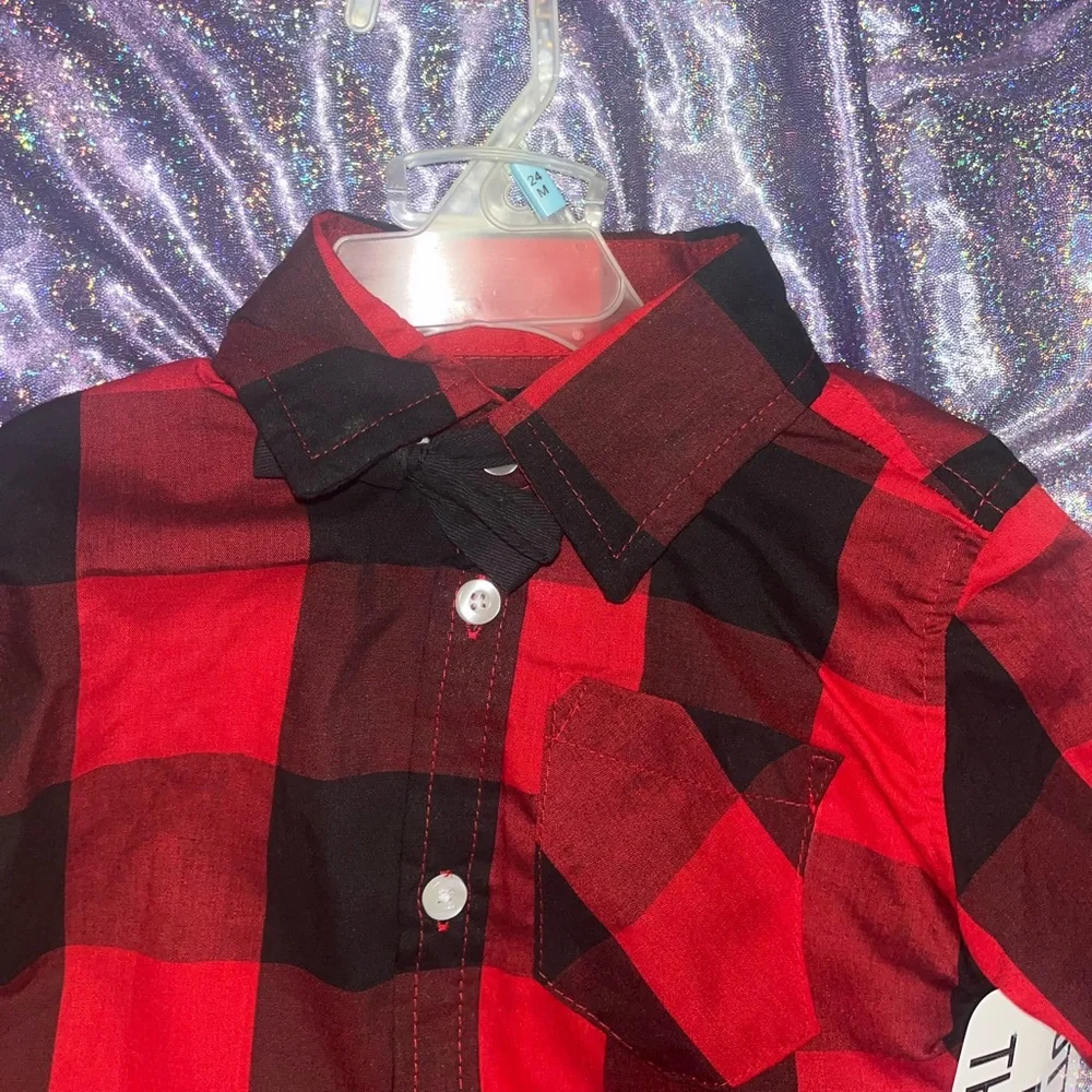Boys Buffalo Plaid outfit